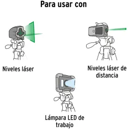 Tripodes Telescopico para nivel laser 1.45m 360G E1/4 Truper 100811 Truper-Tripodes Telescopico para nivel laser 1.45m 360G E1/4
