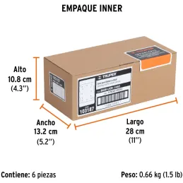 Base hook and loop para LIOR-1/4A3 Truper 103187 Truper-Base hook and loop para LIOR-1/4A3 Truper 103187 Para lijadora orbital m