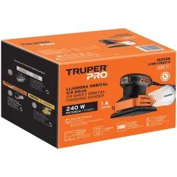 Lijadora orbital 1/4 hoja profesional 220W Truper 103338 Truper-Lijadora orbital 1/4 hoja profesional 220W Truper 103338 Motor d