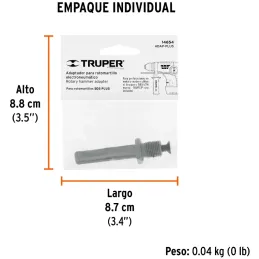 Adaptador para rotomartillos SDS PLUS Truper 14654 Truper-Adaptador para rotomartillos SDS PLUS Truper 14654 Convierte salida SD