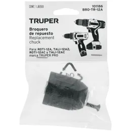 Mandriles Chucks TALI-20A/12A2/12AC y ROTI-12A/12AC Truper 101186 Truper-Mandriles Chucks TALI-20A/12A2/12AC y ROTI-12A/12AC Tru