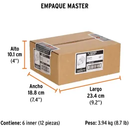 Mandriles Chucks uso rudo con llave, 3/8", Truper 102477 Truper-Mandriles Chucks uso rudo con llave, 3/8", Truper 102477 Firme s