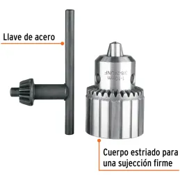 Mandriles Chucks uso rudo con llave, 3/8", Truper 102477 Truper-Mandriles Chucks uso rudo con llave, 3/8", Truper 102477 Firme s
