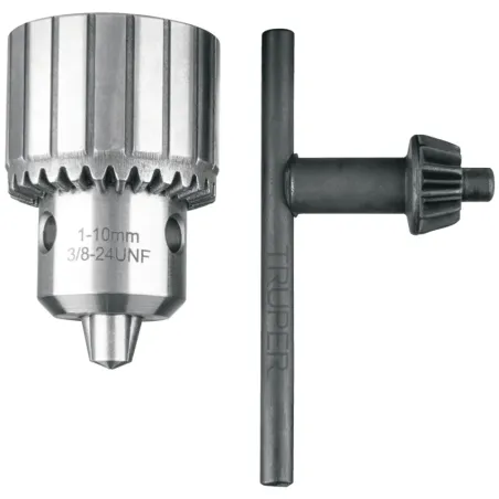 Mandriles Chucks uso rudo con llave, 3/8", Truper 102477 Truper-Mandriles Chucks uso rudo con llave, 3/8", Truper 102477 Firme s