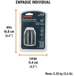 Mandriles Chucks TALI-20N/20A y ROTI-20N/20A Truper 101234 Truper-Mandriles Chucks TALI-20N/20A y ROTI-20N/20A Truper 101234 Fir