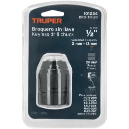 Mandriles Chucks TALI-20N/20A y ROTI-20N/20A Truper 101234 Truper-Mandriles Chucks TALI-20N/20A y ROTI-20N/20A Truper 101234 Fir
