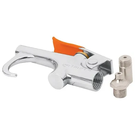  Pistola Mini Metalica para Sopletear, Cuerpo Metalico, Diseño Compacto, 1/4 NPT, PISO-1 19023 Truper 11.186441 Pistola Mini Met