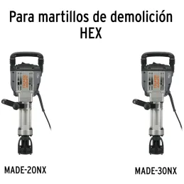 Cinceles de punta 1-3/8" x20" ZHexagonal Para MartilloDemoledor Hex Truper 101231 Truper-Cinceles de punta 1-3/8" x20" ZHexagona