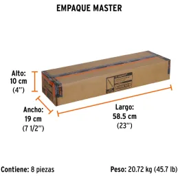 Cinceles de punta x20" ZHexagonal Para MartilloDemoledor Hex Truper 101230 Truper-Cinceles de punta x20" ZHexagonal Para Martill