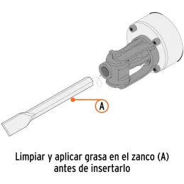 Cinceles de punta x20" ZHexagonal Para MartilloDemoledor Hex Truper 101230 Truper-Cinceles de punta x20" ZHexagonal Para Martill