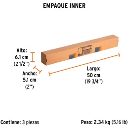 Cinceles SDS max plano 1" x16" Truper 101237 Truper-Cinceles SDS max plano 1" x16" Truper 101237 Para perforaciones en concreto,