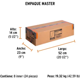 Cinceles SDS max plano 1" x16" Truper 101237 Truper-Cinceles SDS max plano 1" x16" Truper 101237 Para perforaciones en concreto,