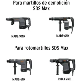 Cinceles SDS max plano 1" x16" Truper 101237 Truper-Cinceles SDS max plano 1" x16" Truper 101237 Para perforaciones en concreto,