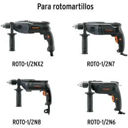 Mango de repuesto para ROTO-1/2NX2 1/2NX2-2 1/2N7 1/2N6 Truper 101442 Truper-Mango de repuesto para ROTO-1/2NX2 1/2NX2-2 1/2N7 1