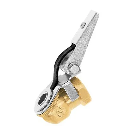  Cabeza Infladora de Llantas con Clip Hembra, Click para fijar valvula al Pivote, 1/4 NPT, BOCH 19026 Truper 9.067797 Cabeza Inf
