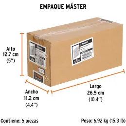 Grapas Corona 7/16" Calibre 16 L45mm Engrapadora Neumatica C1000u Truper 13348 Truper-Grapas Corona 7/16" Calibre 16 L45mm Engra
