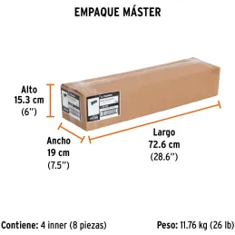 Hacha europeo 800g MangoHickory 28" Truper 101768 Truper-Hacha europeo 800g MangoHickory 28" Truper 101768 Cabeza en acero al ca
