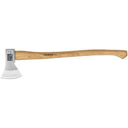 Hacha europeo 800g MangoHickory 28" Truper 101768 Truper-Hacha europeo 800g MangoHickory 28" Truper 101768 Cabeza en acero al ca