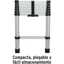 Escaleras Telescopica 7 peldaños T2 102kg Plegable Aluminio Truper 101903 Truper-Escaleras Telescopica 7 peldaños T2 102kg Plega