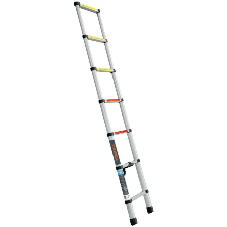 Escaleras Telescopica 7 peldaños T2 102kg Plegable Aluminio Truper 101903 Truper-Escaleras Telescopica 7 peldaños T2 102kg Plega