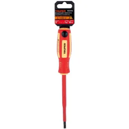 Desarmador Plano 7/32" x5" Aislado 1000V Truper 102242 Truper-Desarmador Plano 7/32" x5" Aislado 1000V Truper 102242 Punta de ac