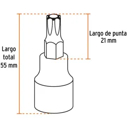 Juego de Dados cuadro 7Piezas Punta Torx Truper 102237 Truper-Juego de Dados cuadro 7Piezas Punta Torx Truper 102237 Fabricados 