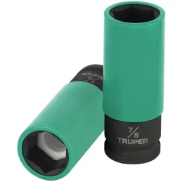 Dados 7/8" E1/2 Impacto Tubulares Hexagonales Con Polipropileno Truper 100929 Truper-Dados 7/8" E1/2 Impacto Tubulares Hexagonal