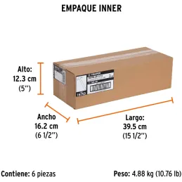 Martillos 16oz Cabeza Americana C31mm Ucurva MMadera13" Truper 16753 Truper-Martillos 16oz Cabeza Americana C31mm Ucurva MMadera