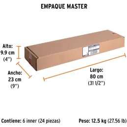Machetes 22" cacha naranja remachada Truper 15887 Truper-Machetes 22" cacha naranja remachada Truper 15887 Hoja pulida Cacha rec