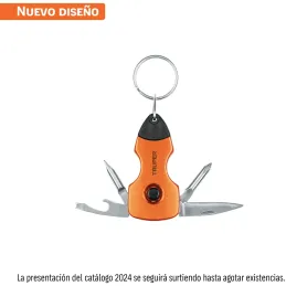 Multiherramienta 6 funciones con LED Tipo llavero, Truper 13336 Truper-Multiherramienta 6 funciones con LED Tipo llavero, Truper