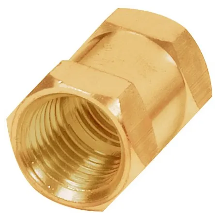  Acople Tipo FF Hembra a Hembra de Laton, Cuerda 1/4 NPT, COPLE 19025 Truper 3.135593 Acople Tipo FF Hembra a Hembra de Laton, C