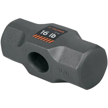 Cabezas de Comba Octagonal 16 Lb Ojillo Ovalado Truper 10595 Truper-Cabezas de Comba Octagonal 16 Lb Ojillo Ovalado Truper 10595