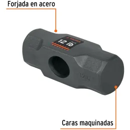 Cabezas de Comba Octagonal 12 Lb Ojillo Ovalado Truper 10593 Truper-Cabezas de Comba Octagonal 12 Lb Ojillo Ovalado Truper 10593