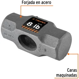 Cabezas de Comba Octagonal 8 Lb Ojillo Ovalado Truper 10588 Truper-Cabezas de Comba Octagonal 8 Lb Ojillo Ovalado Truper 10588 C