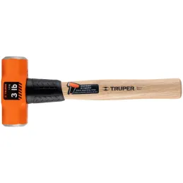 Comba Octagonal Cabeza 3 lb x12" Maquinada Termoplastico Truper 16507 Truper-Comba Octagonal Cabeza 3 lb x12" Maquinada Termopla