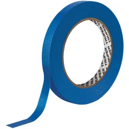 Cintas Masking Tape Azul 1/2" x50m para pintor Truper 12620 Truper-Cintas Masking Tape Azul 1/2" x50m para pintor Truper 12620 C