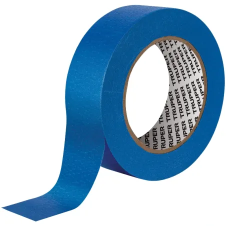 Cintas Masking Tape Azul 1-1/2" x50m para pintor Truper 12623 Truper-Cintas Masking Tape Azul 1-1/2" x50m para pintor Truper 126
