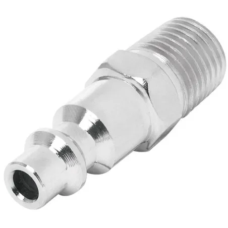  Conector Rapido de Acero Cromado Macho, Cuerda 1/4 NPT, CORAL-MA-1/4P 27023 Pretul 1.949153 Conector Rapido de Acero Cromado Ma