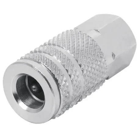  Acople rapido de acero Cromado hembra, Cuerda 1/4 NPT, COPLE-HEM-1/4P 27028 Pretul 6.101695 Acople rapido de acero Cromado hemb