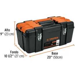 Cajas para Herramientas 20" 50x27x23cm Industrial Truper 102435 Truper-Cajas para Herramientas 20" 50x27x23cm Industrial Truper 