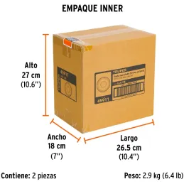 Rueda Imponchable 10" Para Carreta de Carga 16188 Truper 45911 Hermex-Rueda Imponchable 10" Para Carreta de Carga 16188 Truper 4