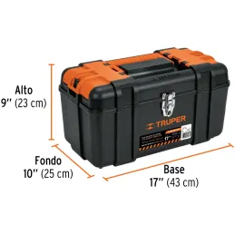 Cajas para Herramientas 17" 43x25x23cm Industrial Truper 102434 Truper-Cajas para Herramientas 17" 43x25x23cm Industrial Truper 