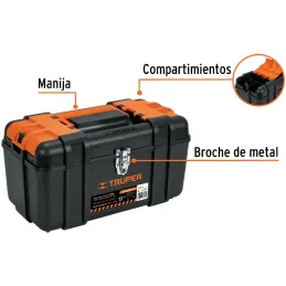 Cajas para Herramientas 17" 43x25x23cm Industrial Truper 102434 Truper-Cajas para Herramientas 17" 43x25x23cm Industrial Truper 