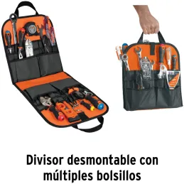 Mochila PortaHerramientas 43x30x18cm 57 Compartimientos Truper 101375 Truper-Mochila PortaHerramientas 43x30x18cm 57 Compartimie