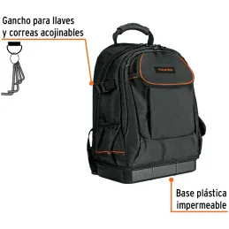 Mochila PortaHerramientas 43x30x18cm 57 Compartimientos Truper 101375 Truper-Mochila PortaHerramientas 43x30x18cm 57 Compartimie