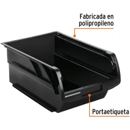 Gavetas Bandejas Apilables N2.5 21x14x9.5cm Polipropileno Truper 102436 Truper-Gavetas Bandejas Apilables N2.5 21x14x9.5cm Polip