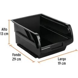 Gavetas Bandejas Apilables N3.5 29x19x13cm Polipropileno Truper 102437 Truper-Gavetas Bandejas Apilables N3.5 29x19x13cm Polipro