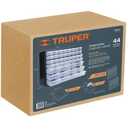 Organizador 44 Gavetas 51x16x40cm Compartimientos ABS Truper 102642 Truper-Organizador 44 Gavetas 51x16x40cm Compartimientos ABS