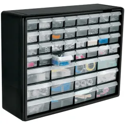 Organizador 44 Gavetas 51x16x40cm Compartimientos ABS Truper 102642 Truper-Organizador 44 Gavetas 51x16x40cm Compartimientos ABS