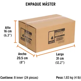 Fresas Corte V 1-1/8" x20mm Truper 102719 Truper-Fresas Corte V 1-1/8" x20mm Truper 102719 Cuerpo de acero al cromo y cuchilla d